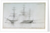 'Immortalite' Gibraltar, 4 April 1861 by Edward William Cooke