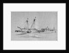 Yarmouth beach looking south with a beach yawl and other small boats drawn up by Edward William Cooke