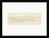 Wherries at Richmond, a study for the shipping and craft plate, with further studies on reverse by Edward William Cooke