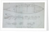 Constructional details of a wherry at Richmond with notes, with more wherry details on reverse. All studies for the shipping and craft plate by Edward William Cooke