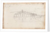 Sketch of the stern of 'Resolution' with notes by Thomas Luny