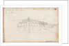 Sketch of the stern of 'Resolution' with notes by Thomas Luny