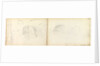 Slight sketches of stern of vessel 'General Goddard', with notes by Thomas Luny