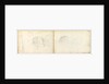 Slight sketches of stern of vessel 'General Goddard', with notes by Thomas Luny