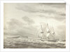 Cape Molo, Minorca and HMS 'Menelaus' by William Innes Pocock