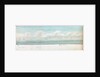 Two separate drawings of the city of Trieste and the city of Venice both from the sea by William Innes Pocock
