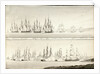 Different modes of painting line of battle ships by William Innes Pocock