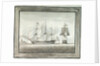 HMS 'Caledonia' in two positions by William Innes Pocock
