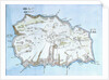 Map of the island of St Helena by William Innes Pocock