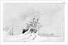 The people having been working... had hardly been off... when the mass broke away stricking [sic]... the Ship's side by Stanley Owen