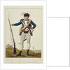 A private Marine of Col. Fourgeoud's Corps, inscribed 'Dutch Expedition in Surinam 1772-1777' by Blake