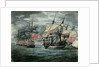 Squadron of the Red coming into line ahead by D. Tandy
