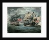 Squadron of the Red coming into line ahead by D. Tandy