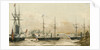 Tiensing, Peiho? River 1858, HMS 'Coromandel' by E.E. Bradford