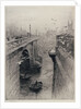 London Bridge and Southwark Cathedral by William Lionel Wyllie