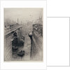 London Bridge and Southwark Cathedral by William Lionel Wyllie