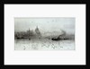St Paul's and Blackfriars Bridge by William Lionel Wyllie
