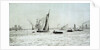 Barges and other craft on the River Thames? by William Lionel Wyllie
