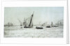 Barges and other craft on the River Thames? by William Lionel Wyllie