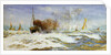 Barges and sea by William Lionel Wyllie