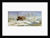 Barges and sea by William Lionel Wyllie