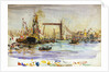 Opening of Tower Bridge by William Lionel Wyllie