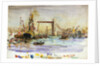 Opening of Tower Bridge by William Lionel Wyllie