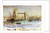 Opening of Tower Bridge by William Lionel Wyllie