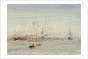 The armed yacht 'Portia' by William Lionel Wyllie