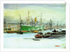 Docks by William Lionel Wyllie
