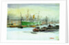 Docks by William Lionel Wyllie