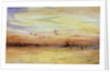 Sunset with the Fleet by William Lionel Wyllie
