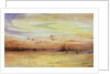 Sunset with the Fleet by William Lionel Wyllie
