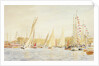 Hamble or Bursledon Regatta by William Lionel Wyllie