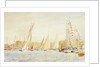 Hamble or Bursledon Regatta by William Lionel Wyllie