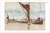 Thames barge by William Lionel Wyllie