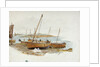 Loch Fyne herring skiffs at Tarbert by William Lionel Wyllie