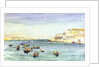 Grand Harbour, Valletta, Malta by William Lionel Wyllie