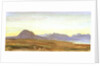 Sunset, Hills, probably Scotland by William Lionel Wyllie