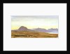 Sunset, Hills, probably Scotland by William Lionel Wyllie