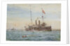 HMS 'Bonaventure' and submarines by William Lionel Wyllie