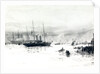 HMY Alberta Entering Portsmouth Harbour by William Lionel Wyllie
