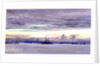 A View of Gosport Seen Across Portsmouth Harbour at Dusk by William Lionel Wyllie