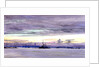A View of Gosport Seen Across Portsmouth Harbour at Dusk by William Lionel Wyllie