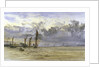 Thames barges in the Medway by William Lionel Wyllie
