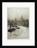 St Paul's from the South Bank by William Lionel Wyllie
