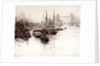 Eel boats off the Tower of London by William Lionel Wyllie