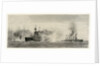 HMS 'Warrior' and 'Warspite' at the Battle of Jutland, 31 May 1916, about 18.25 by William Lionel Wyllie