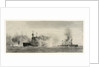 HMS 'Warrior' and 'Warspite' at the Battle of Jutland, 31 May 1916, about 18.25 by William Lionel Wyllie