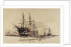 Training ship 'Exmouth' by Wiiliam Lionel Wyllie
